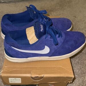 Nike Eric Koston 2 Skate Shoes - Size 12 (Deep Royal Blue/White)